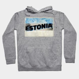 Estonia Vintage style retro souvenir Hoodie